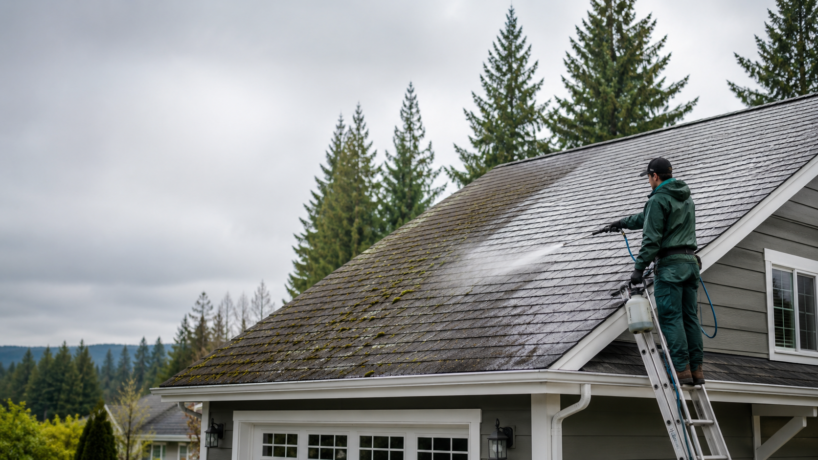 Soft Wash Roof Cleaning